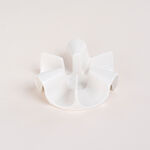 Dallaty porcelain white pot warmer 14*14*4.7 cm image number 2