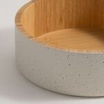 Alberto bamboo salad bowl, beige 25.4*25.4*8.5cm image number 1