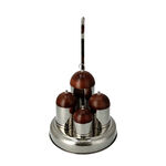 STAINLESS STEEL TRAY WITH 4 CONDEMENTS image number 6