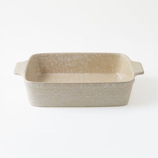  La Mesa oven to table wavy rectangular dish 33*22.5*7cm, beige