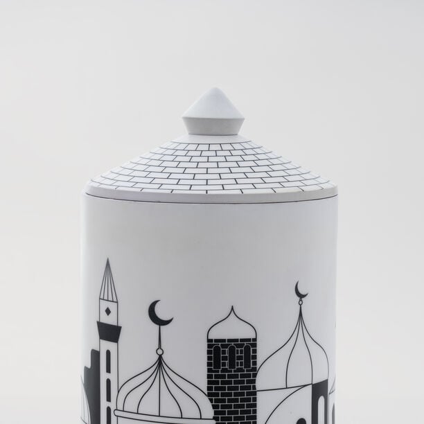 Homez Hilal Dome Decoration Item With Candle Wax, 10*10*18 cm image number 1