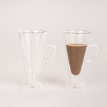 Mug Set 2 Pieces Double Wall Plain 230Ml image number 0