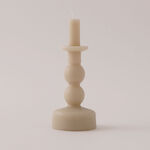 Homez Soya Wax Glow Candle, Beige 5.8*5.8*14Cm image number 0