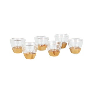 Arabic Coffee Cups Bamboo 6Pc