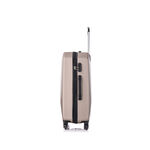 4 Piece Abs Trolley Case Set Diamond Champagne 18/22/26/30" image number 3