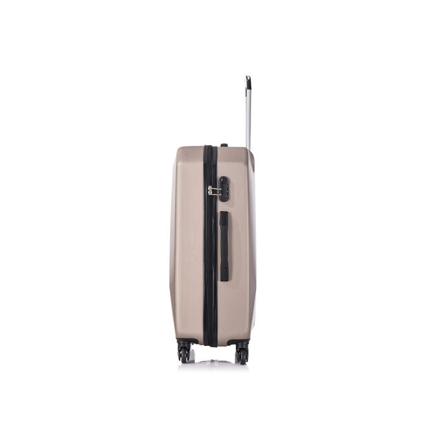 4 Piece Abs Trolley Case Set Diamond Champagne 18/22/26/30" image number 3