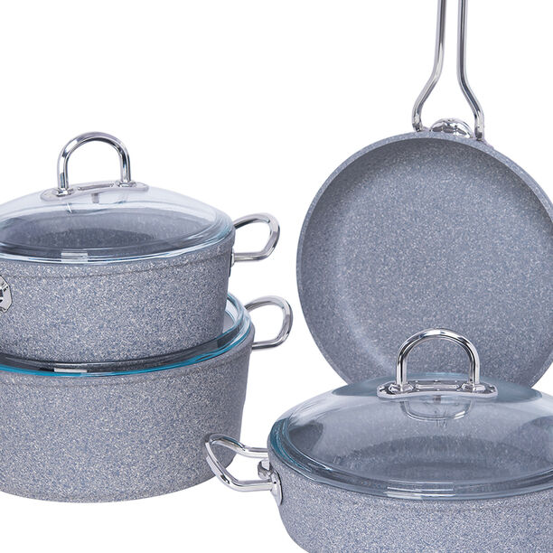 Granit Firin 7 Pcs Cookware Set With Stainless Steel Handle image number 2