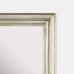 "Homez MDF Wooden Wall Mirror, Silver, 80*80cm image number 1