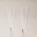 La Mesa frosted bottom 2 pcs glass 6*6*24.8 cm image number 1