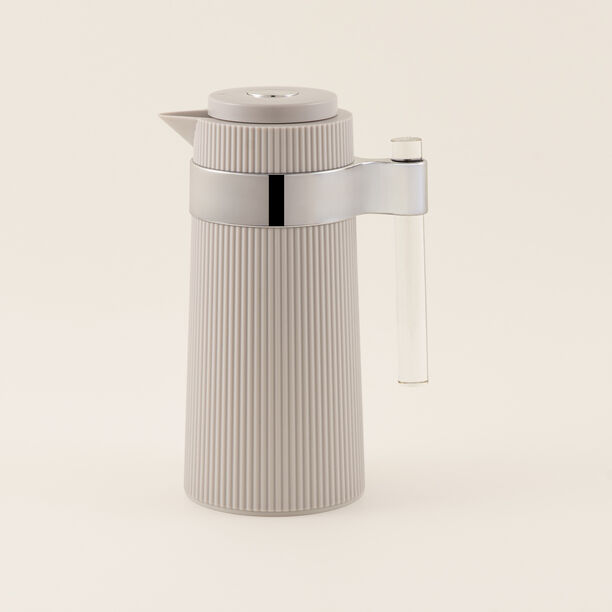 دلتي دلة بلاستيك 1 لتر، بيج image number 1