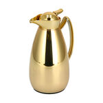 Dallaty full gold steel vacuum flask with gold mic 1L image number 1