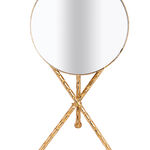 Metal Side Table Gold  image number 3
