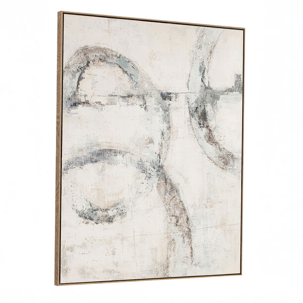 Homez wall art framed canvas wood, 120*150cm image number 2