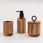 Homez wood 3 pcs bath set image number 0