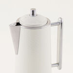 دلتي طقم دلة ستانلس ستيل 1 لتر، أبيض وفضي image number 2