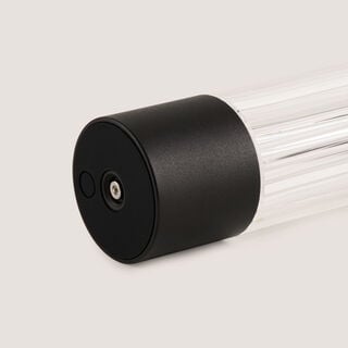 هومز مصباح طاولة Led ألومنيوم بقاعدة تاتش، أسود
