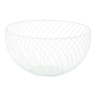 Alberto White Coated Fruit Basket 