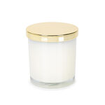 Glass Candle With Metal Lid Lavender image number 0