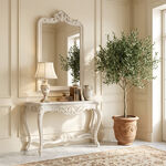 Homez antique hanging mirror 80*130cm, silver image number 2