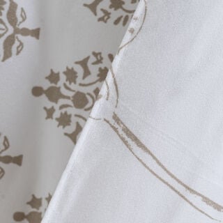 Cottage comfy floral 6pc comforter queen beige 200*240cm