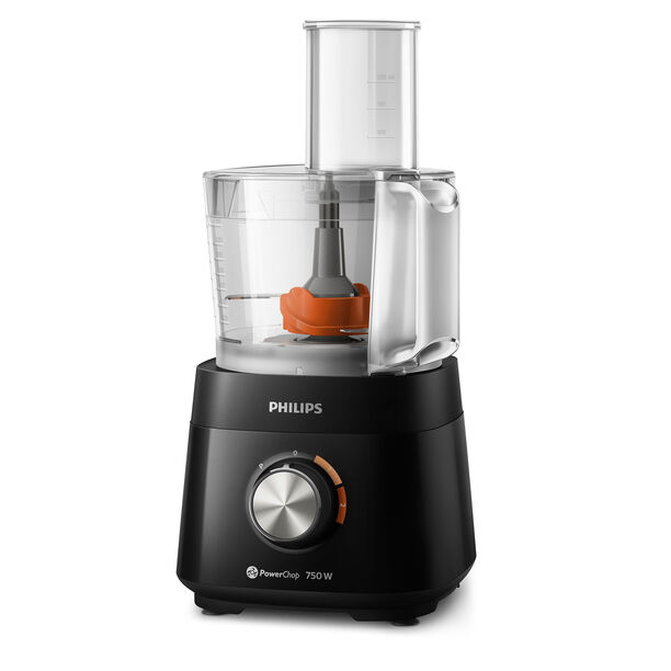 Philips Compact Food Processor, 1.5L, 750W, Black image number 3