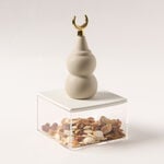 La Mesa grey acrylic decorative box 12*12*23.3 image number 3
