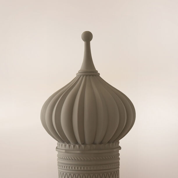 هومز قطعة ديكور رمضانية من السيراميك بتصميم قبة، رمادي 18.5*18.5*30سم image number 2