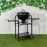 18" trolley kettle grill in black image number 0