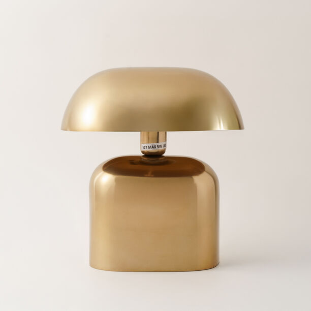 هومز مصباح طاولة صغير خشبي، ذهبي 28.5*21*31سم image number 0