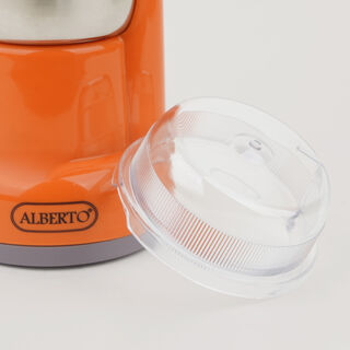 Alberto stainless steel coffee grinder 100g, 250W, orange
