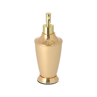 Metal Lotion Dispenser Gold Finish