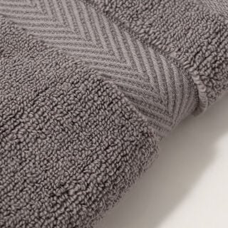 بوتيك بلانش منشفة وجه 100% ميكرو قطن 650جرام، رمادي غامق، 30*30سم