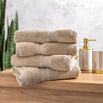 Boutique Blanche Beige 4 Piece Ultra Soft Hand Towel Set 50*100 Cm image number 0