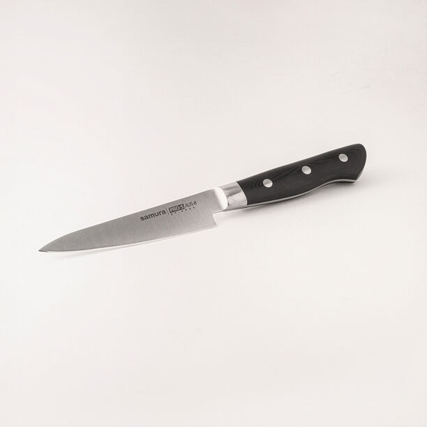 Samura pros set 3pcs stainless steel kitchen knives in black 7.9", 5" image number 2
