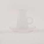 Dallaty 12pcs glass tea set, white image number 1