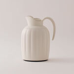 Dallaty Plastic Vacuum Flask, Off White 1L image number 0