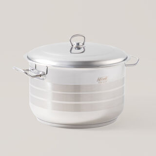 Mister Cook Single Stainless Steel Pot 26Cm, 8.5L