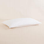 Boutique Blanche Pillow Cover Set 100% Cotton 200Tc Percale King White 90*50 Cm image number 3