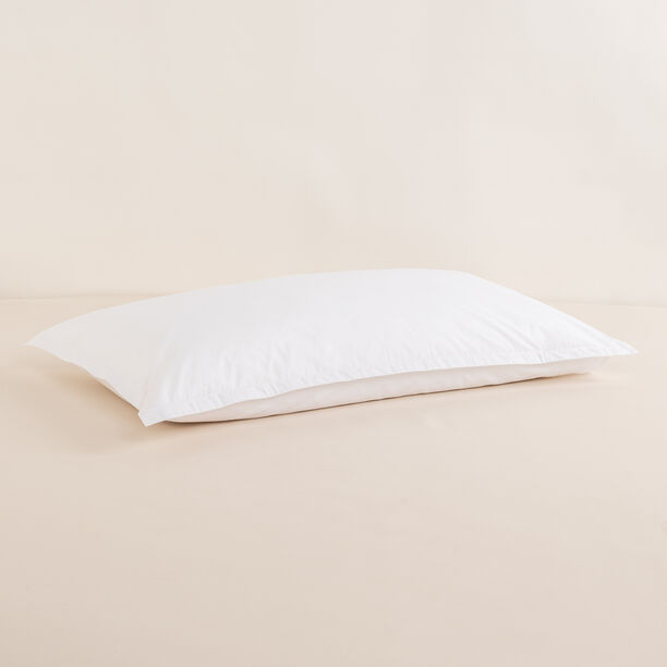 Boutique Blanche Pillow Cover Set 100% Cotton 200Tc Percale King White 90*50 Cm image number 3