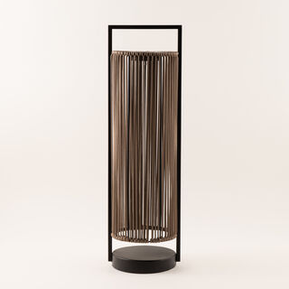 هومز فانوس ستوكو معدن 18*16.5*60سم، أسود وبني