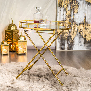 Metal side table 61.5*41*69 cm