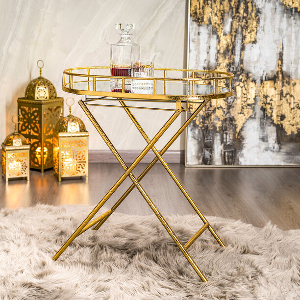 Metal side table 61.5*41*69 cm image number 0