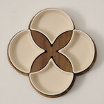 Dallaty off white porcelain nut bowls set 5 pcs image number 2