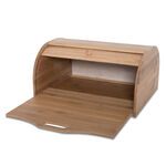 Bamboo Bread Box With Movable Board image number 2