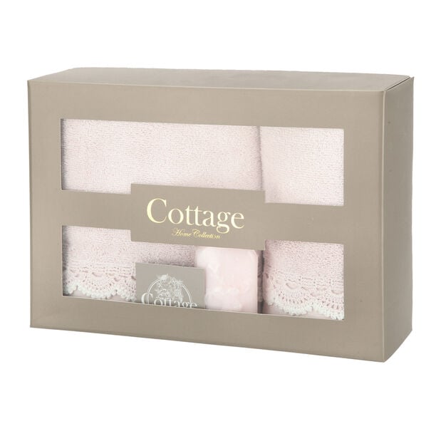 Cottage Cotton Gift Box Coral  image number 0