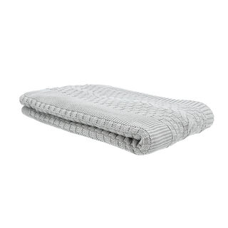  100% Cotton Knitted Throw