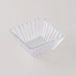 La Mesa 3pcs glass snack bowl set with black iron stand 12*12*4.5 image number 3