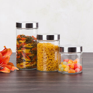 Alberto Container Set 3 Pieces Glass