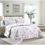 Cottage Comforter Set 5 Piesec King Size Set Cicekci Stone image number 0