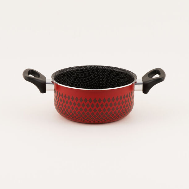 Pentola aluminium shallow pan 30*4.7cm, red image number 1